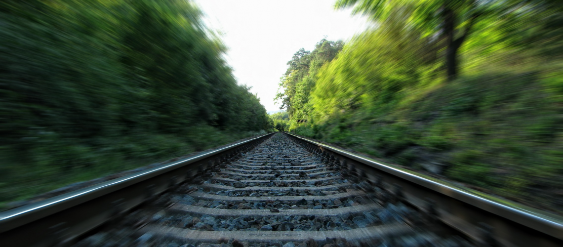 Speeding on the railway